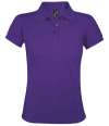 10573 Ladies Prime SOL'S Ladies Prime Poly/Cotton Piqué Polo Shirt dark purple colour image